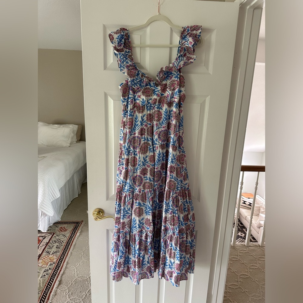 J.Crew Bohemian Floral Sleeveless Maxi Dress